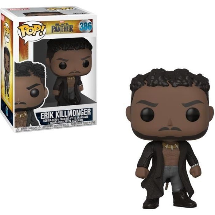 Funko Pop! Marvel - Black Panther: Killmonger con cicatrices - 9 cm - FUNKO - Vengadores - Surtido - Pop!