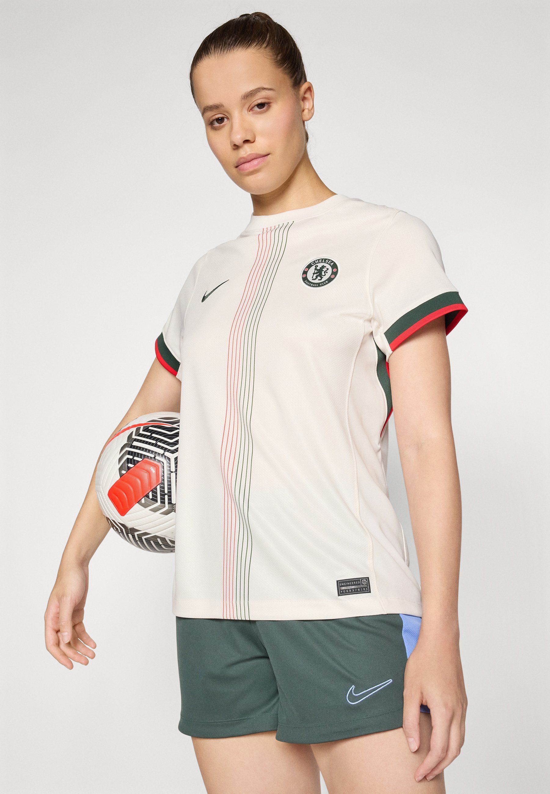 Nike Performance CHELSEA FC 2025/26 STADIUM AWAY - Clubkleding - phantom/speed red/galactic jade