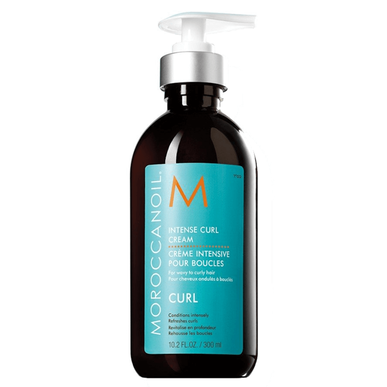 Moroccanoil Curl Intense Cream -hoitovoide laineikkaille ja kiharille hiuksille. Hiuksiin jätettävä tehohoitovoide 300 ml