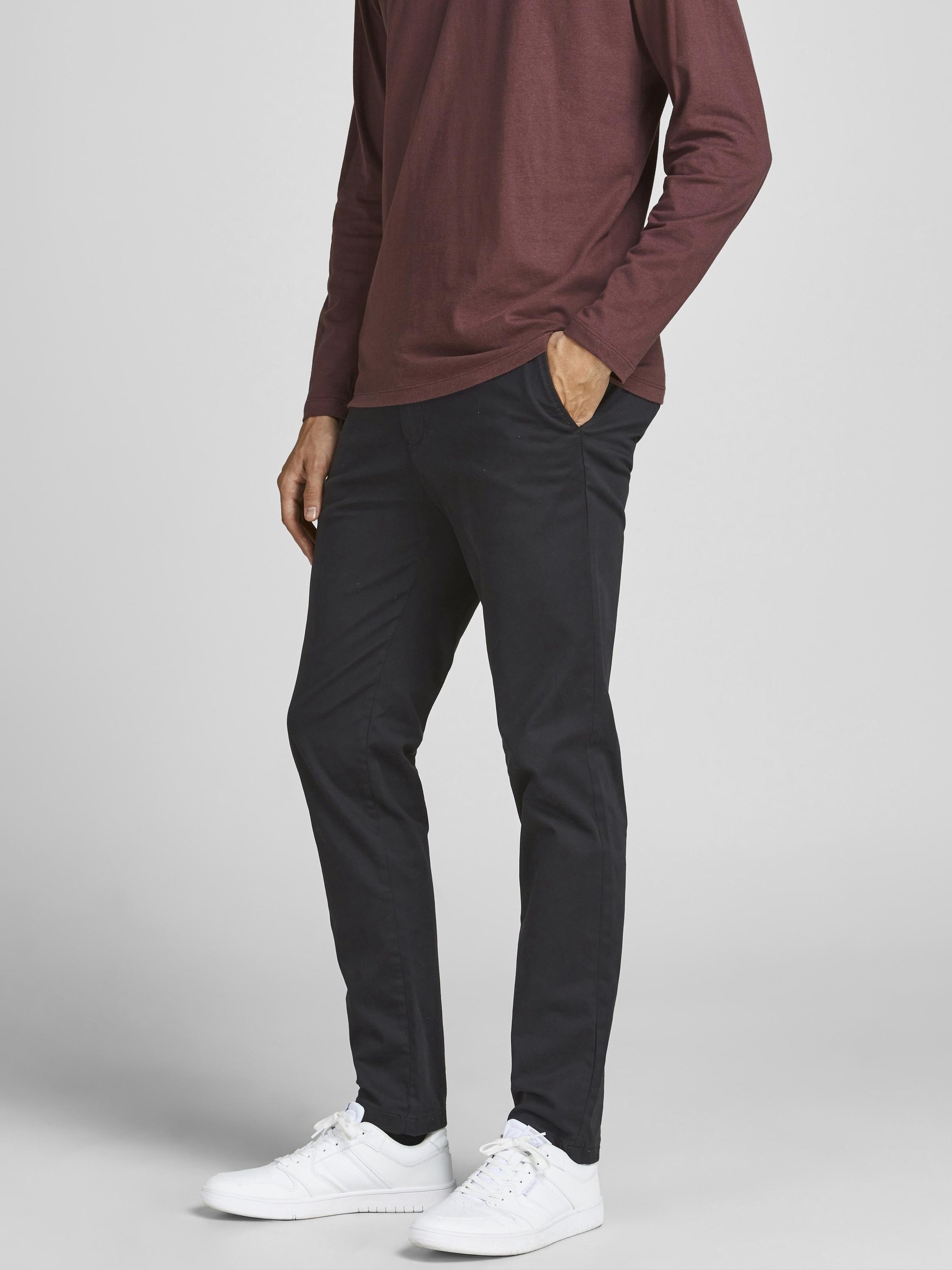 Jack & Jones MARCO BOWIE - Chinos - nero