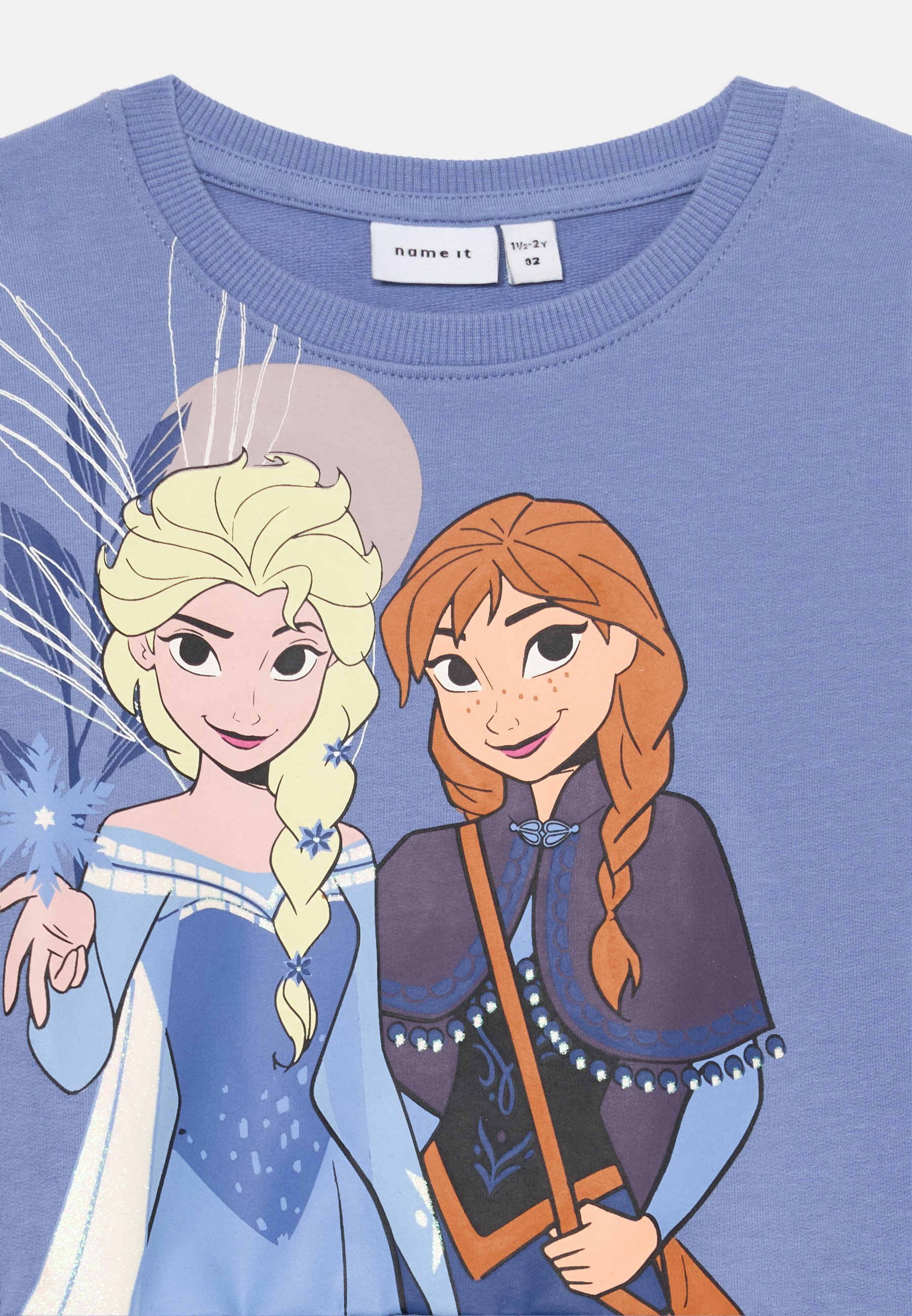 Name it NMFAPOSA FROZEN DRESS - Strikkekjole - blue