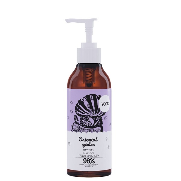Shampoo Yope para cabelos secos e danificados Oriental Garden 300ml