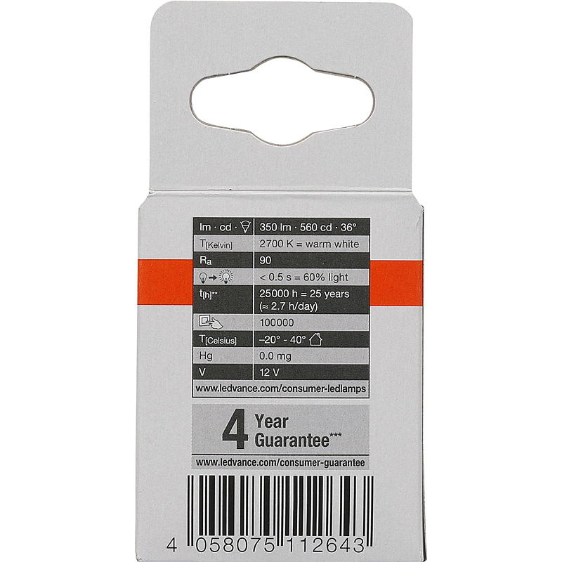 Osram Spotlight LED 350 lm Gu5.3 dimbar Osram