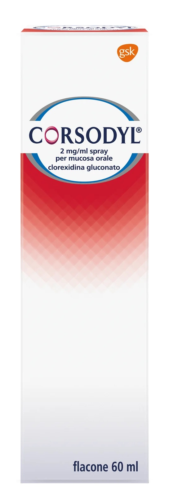 GSK Corsodyl 200 mg spray oral 60 ml desinfectante bucal