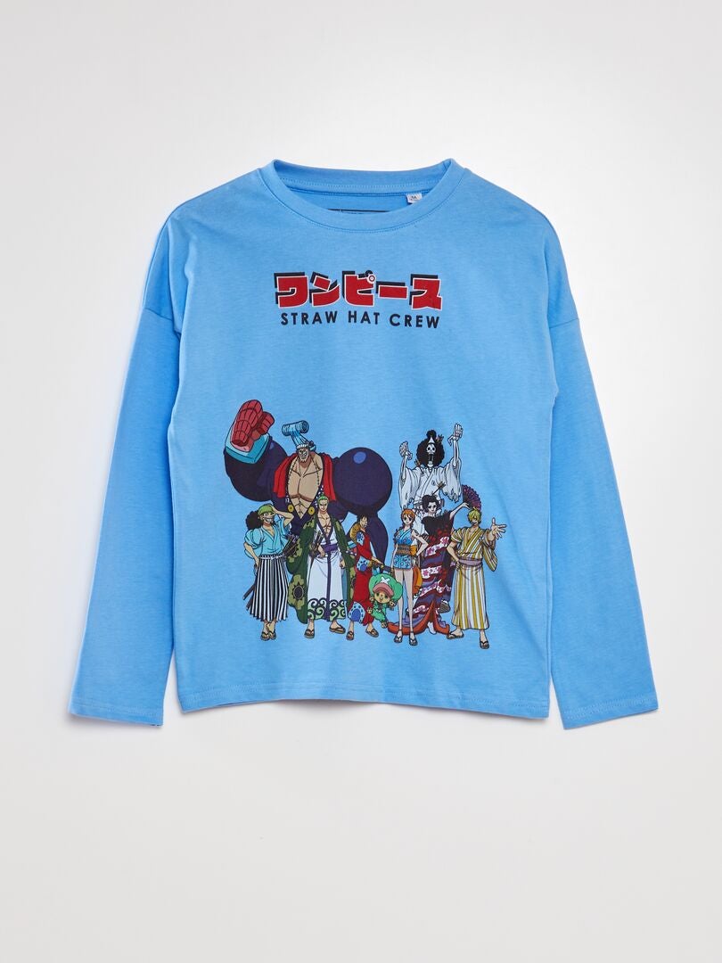 Camiseta 'One Piece' - AZUL