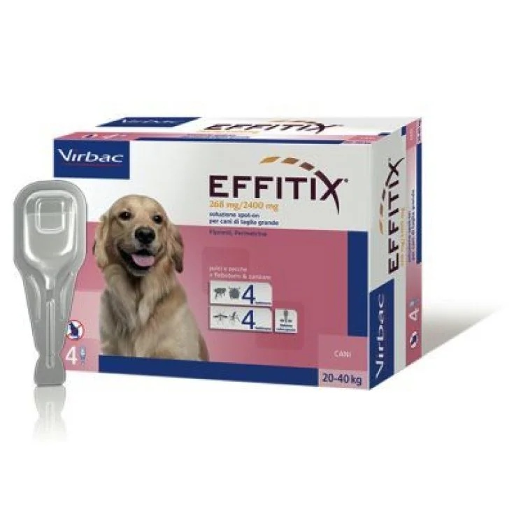 VIRBAC Effitix Spoton Large (20 40 kg) 4 pipetten