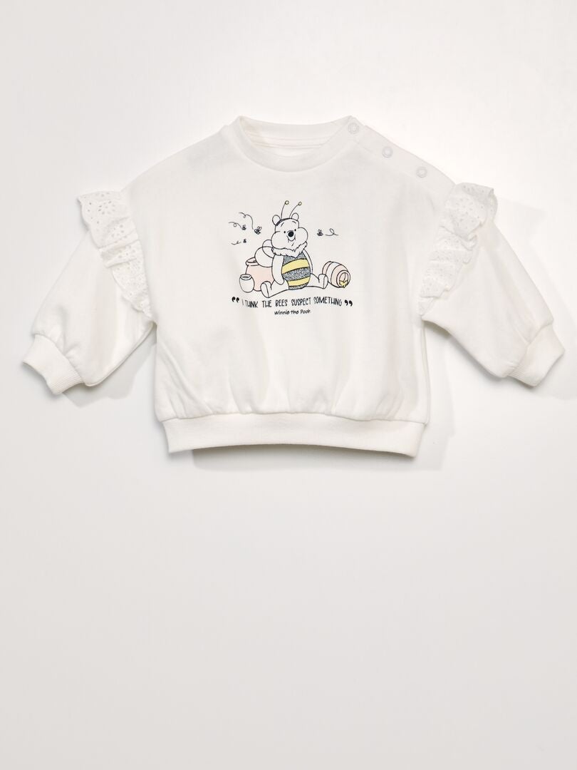 Sudadera polar 'Winnie' - BLANCA