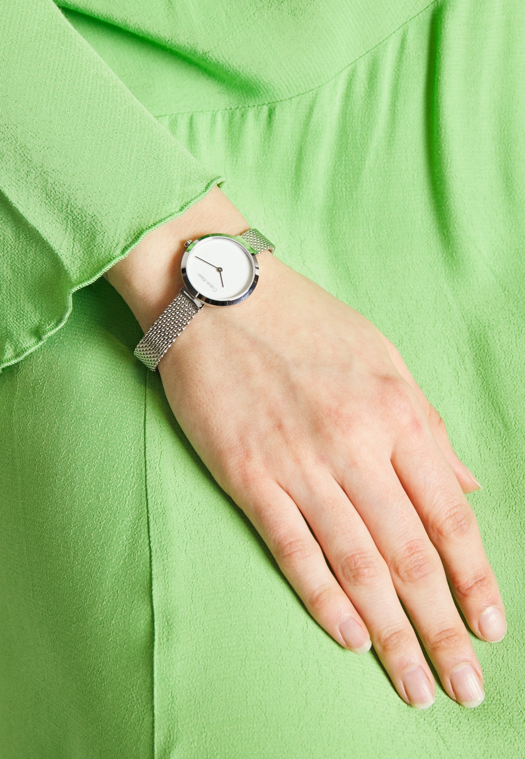 Calvin Klein DAMES - Horloge - zilverkleurig