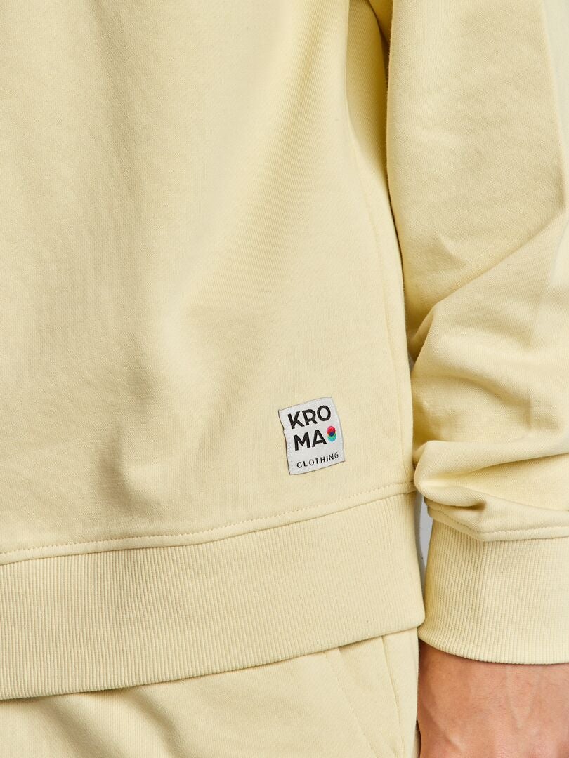 Fleece sweatshirt - BEIGE