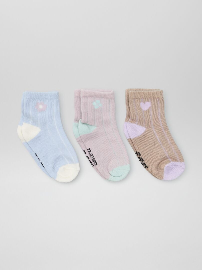 Conjunto de 2 pares de meias - AZUL