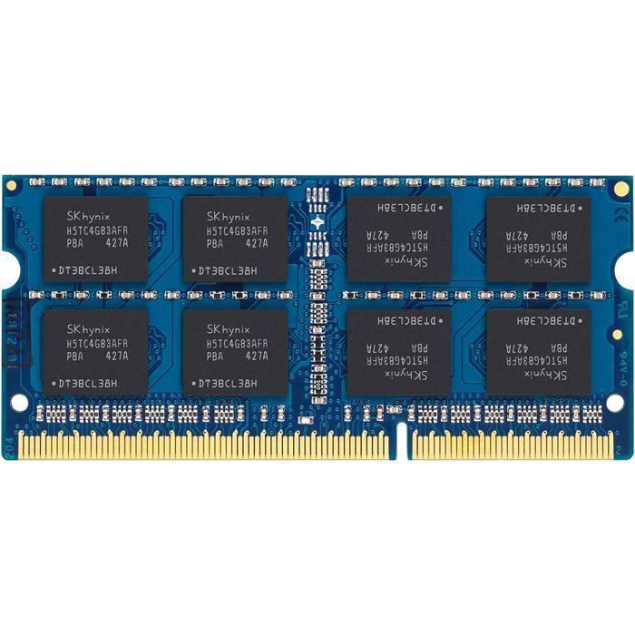 8GB PC3L-12800S RAM for Laptop: DDR3-1600mhz 2Rx8 1.35V 204-Pin CL11 Portable Mémoire RAM Module Upgrade MEMOIRE PC