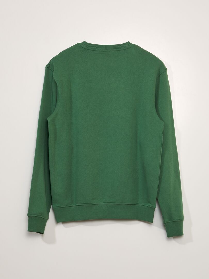 Moletom de gola redonda - VERDE
