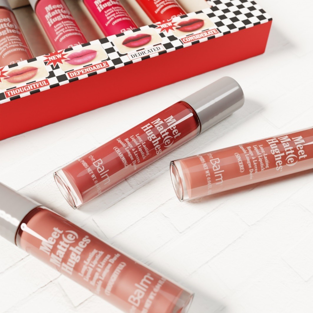 „theBalm“ lūpų dažų rinkinys „Meet Matte Hughes“ – mini rinkinys Nr. 14 – 1 vnt.