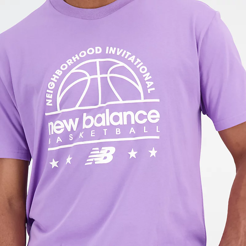 Ανδρικό T-shirt με κοντά μανίκια από βαμβάκι Hoops - TWILIGHT