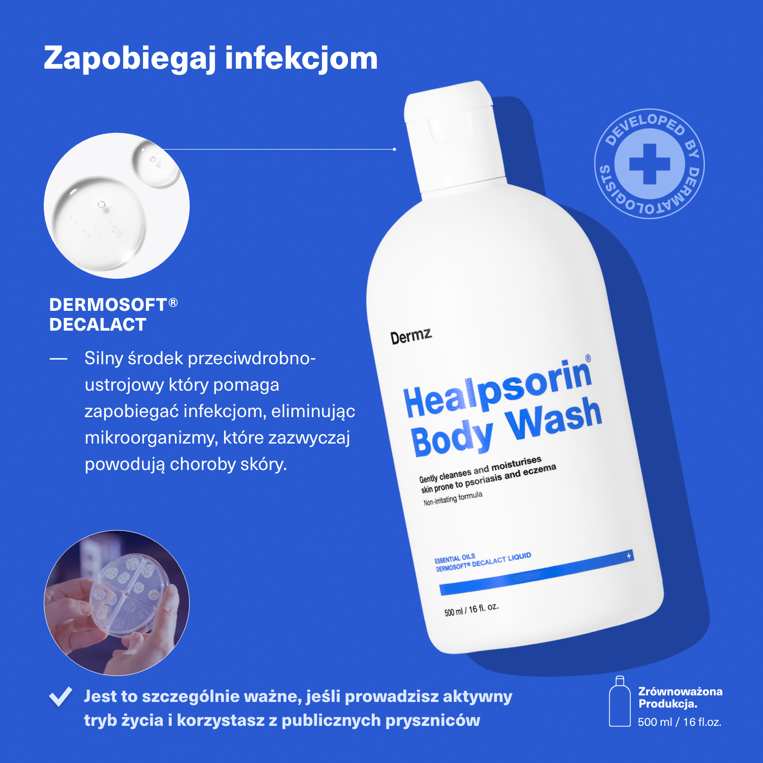 Dermz Healpsorin Kropsvask