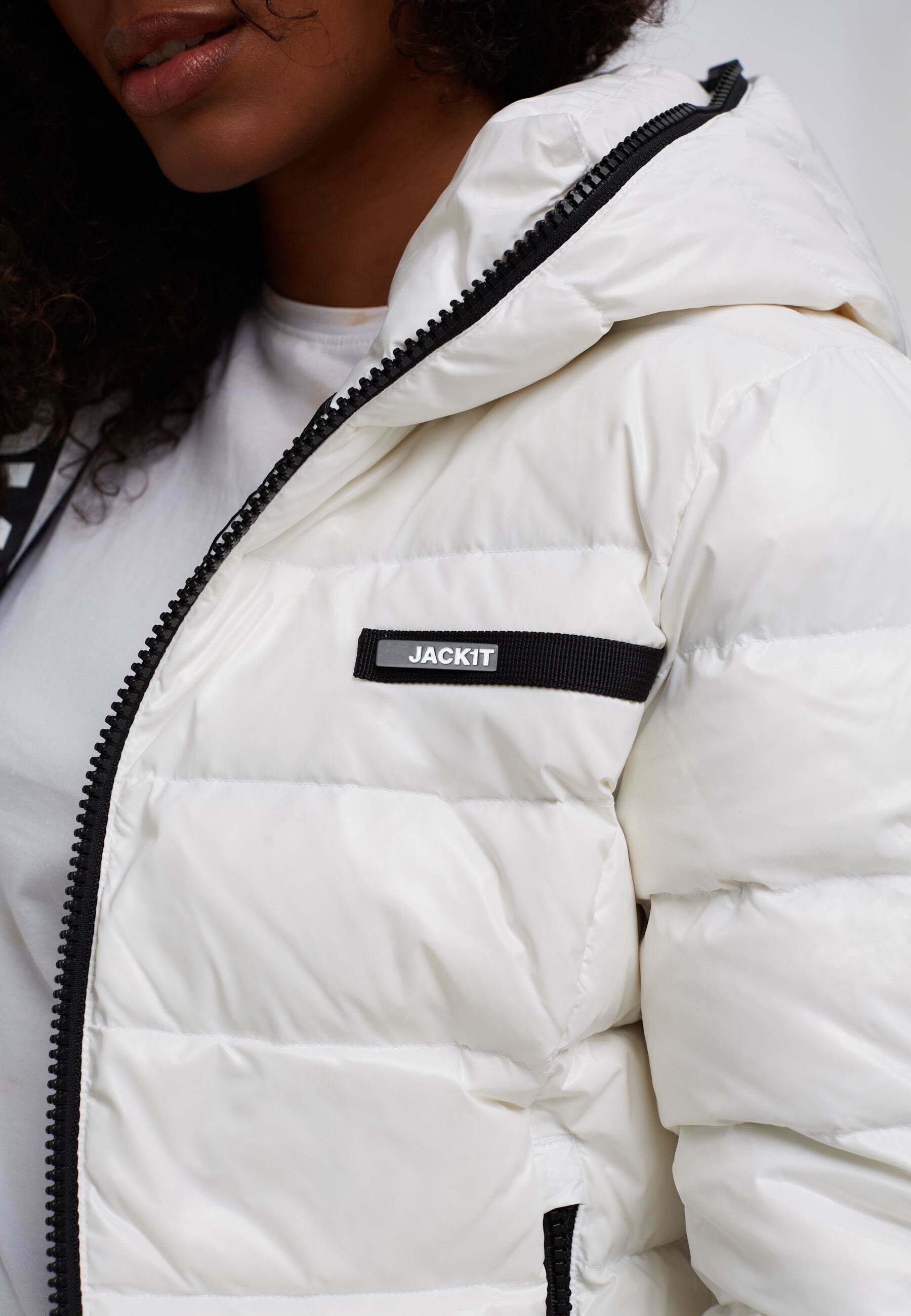 Jachetă cu puf JACK1T - albă