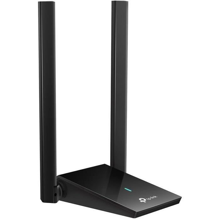 Adaptador WiFi 6 Archer TX20U Plus AX1800, adaptador USB de doble banda 2.4/5GHz, antenas de 5dBi, WPA3, Windows 11/10