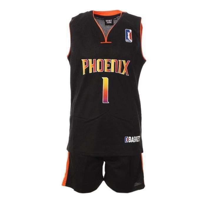 PHOENIX - Ensemble Basket junior - noir - 8 ans - Noir - Maillot basketball junior