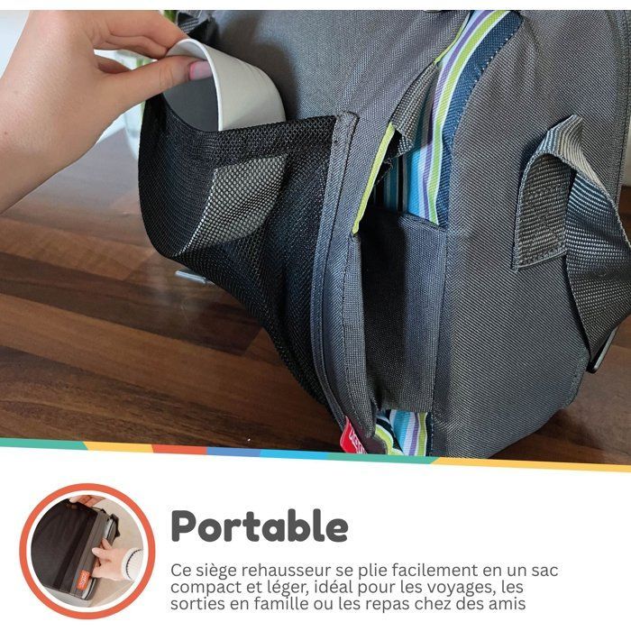 Siège réhausseur enfants - NUBY - Panda - Pliable - Mousse - Imperméable - Dès 6 mois