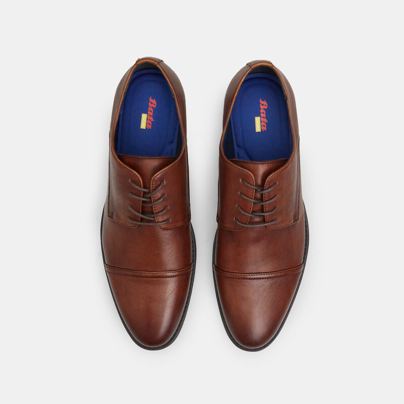 Bata 24H heren leren derby veterschoenen