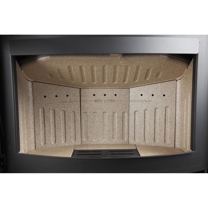 Poêle à bois suspendu - ADURO 15-3 - 50554 - 6,5 KW - Noir