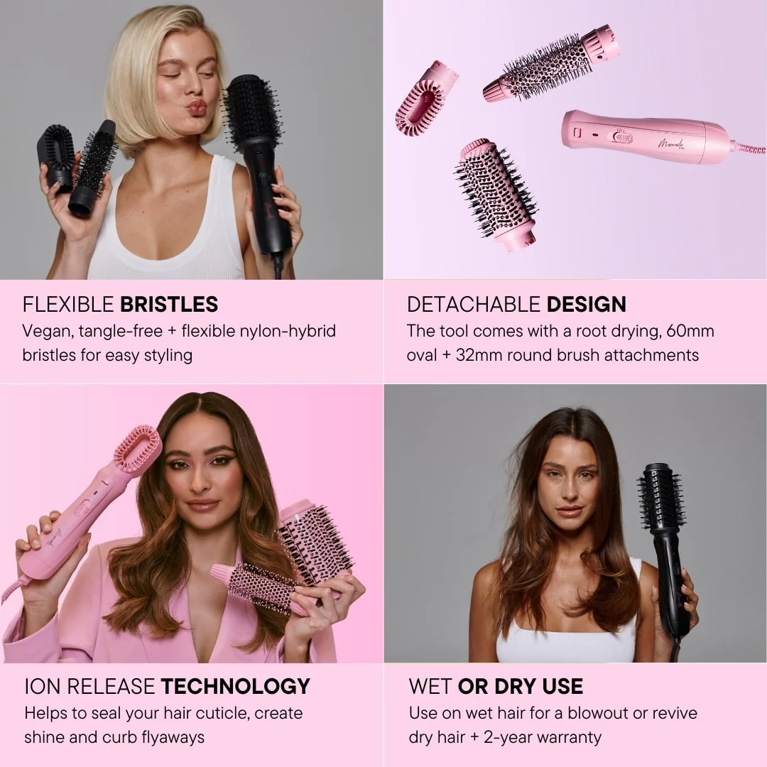 Hair Tools Interchangeable Blow Dry Brush - Spazzola Elettrica Capelli