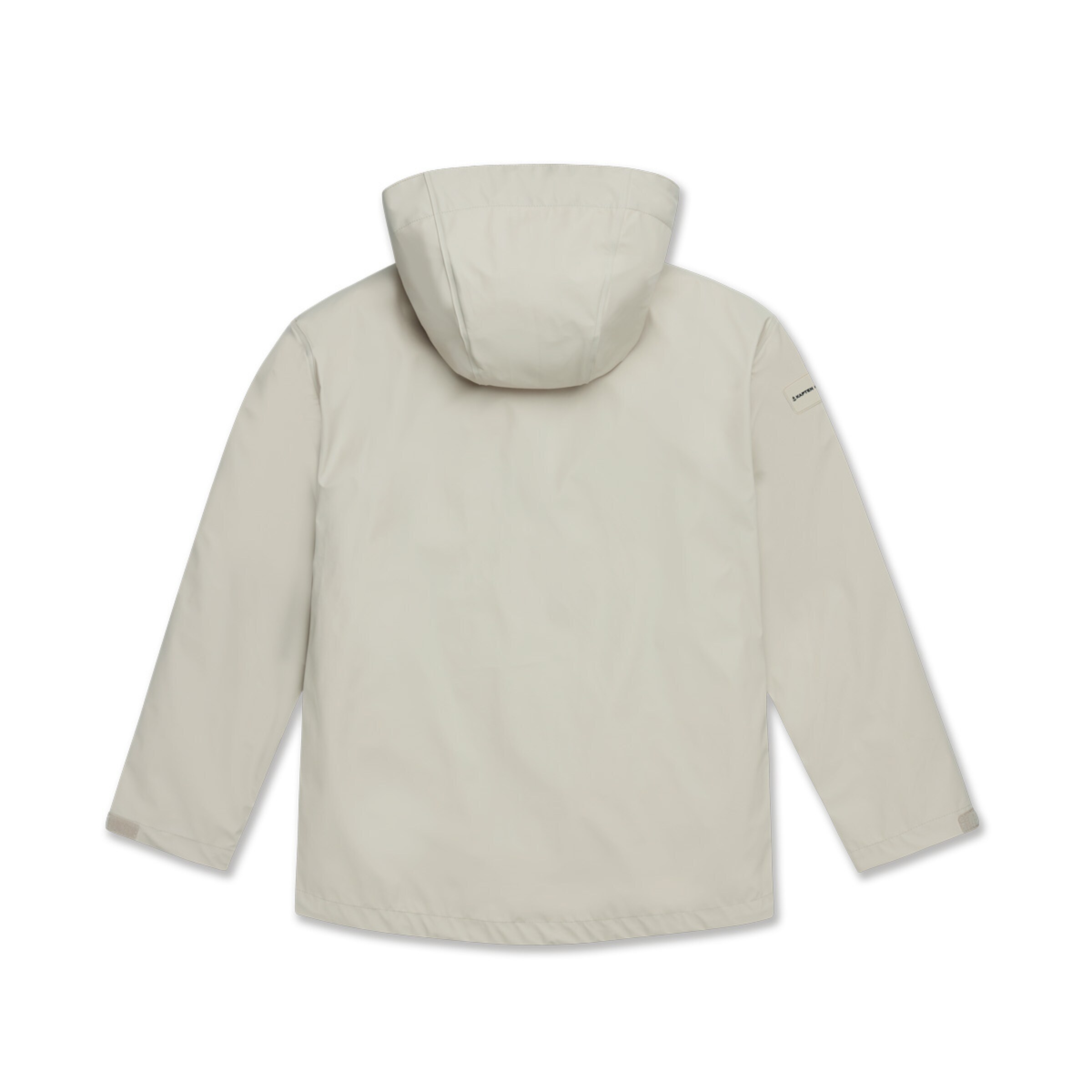 Veste imperméable courte tous les jours couleur grès