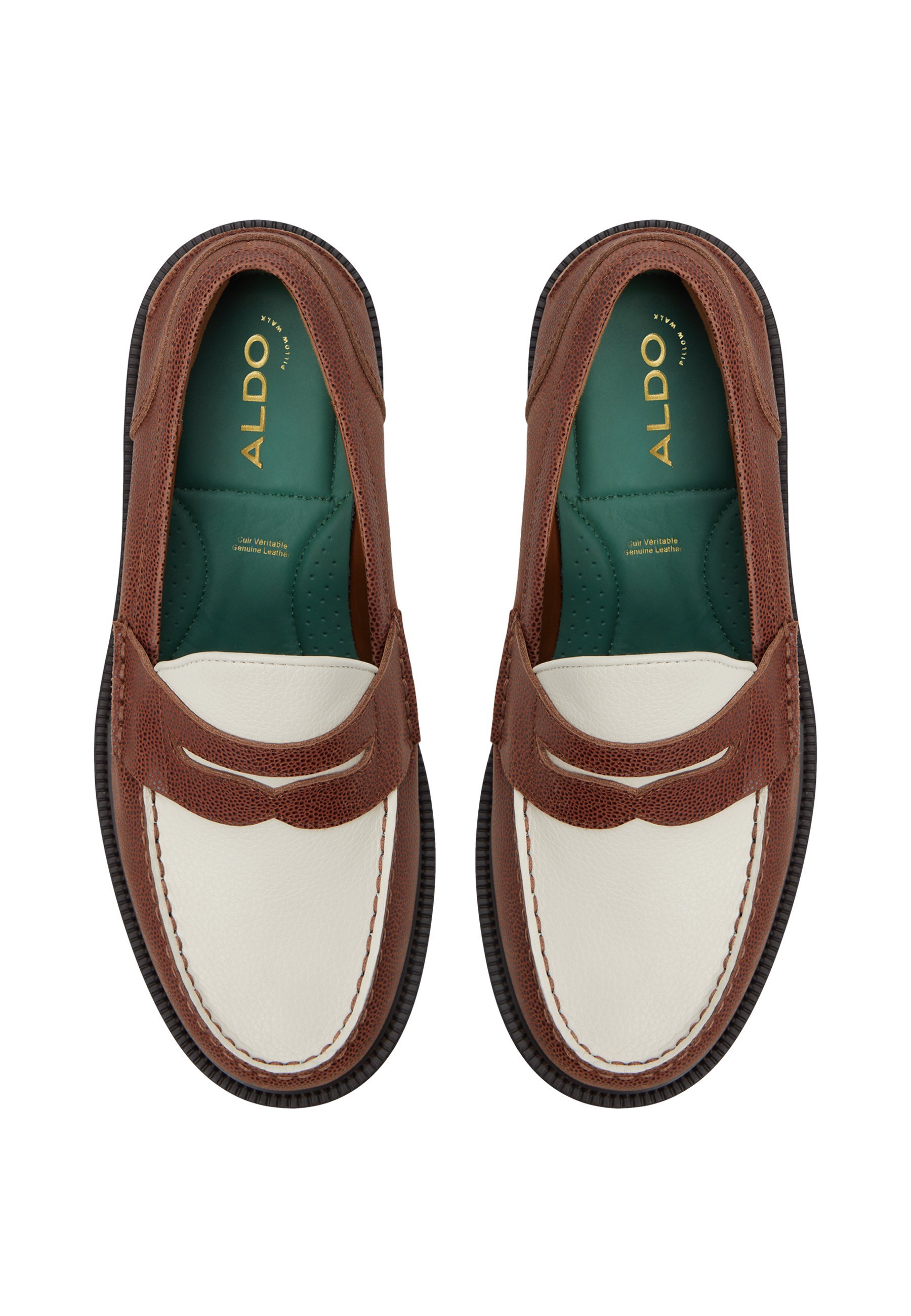 ALDO Slip-ons - marron débordement