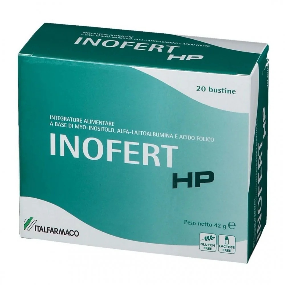 ITALFARMACO Inofert HP 20 sachets Voedingssupplement met foliumzuur en inositol