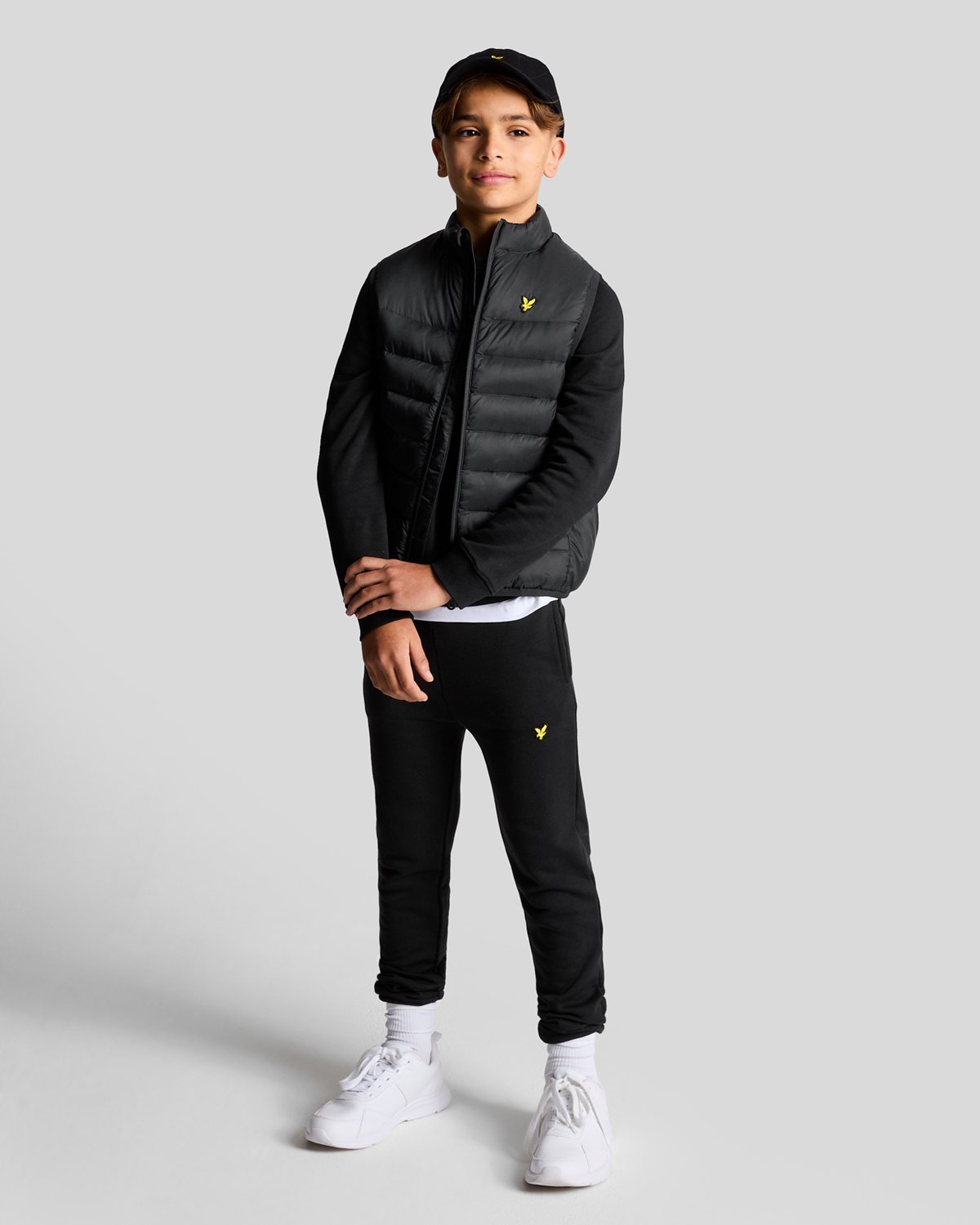 Pantaloni skinny Lyle & Scott - Pantaloni da tuta - nero intenso