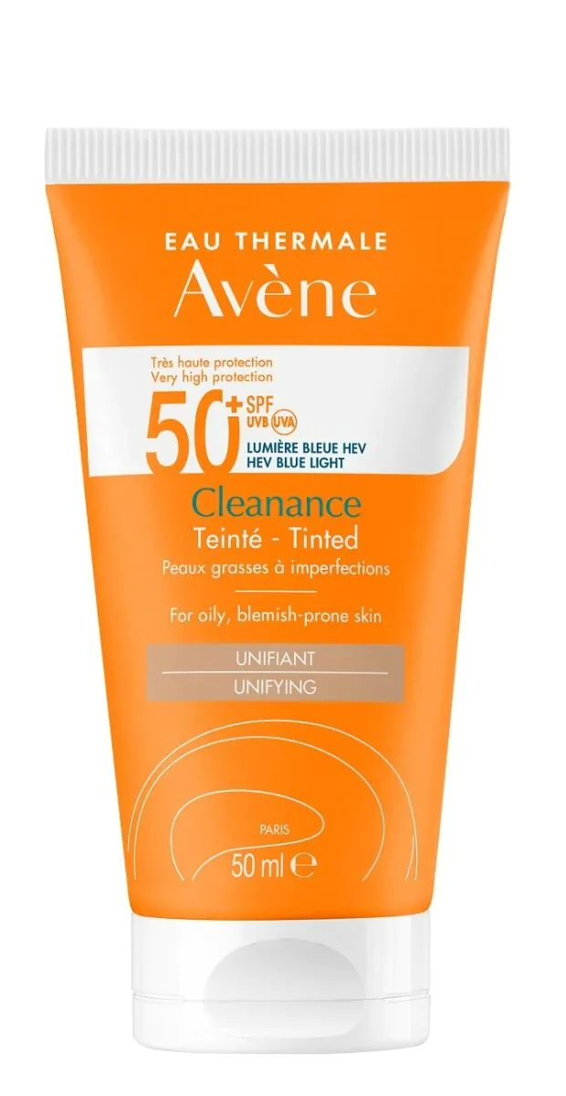 Avène Sun Bardzo Wysoka Ochrona Przeciwsłoneczna Cleanance koloryzujący SPF50+