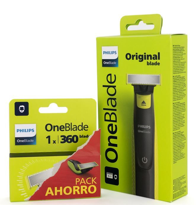„OneBlade Pack“ originalus peiliukas, 360° keičiamas Skutimosi dėklai ir rinkiniai