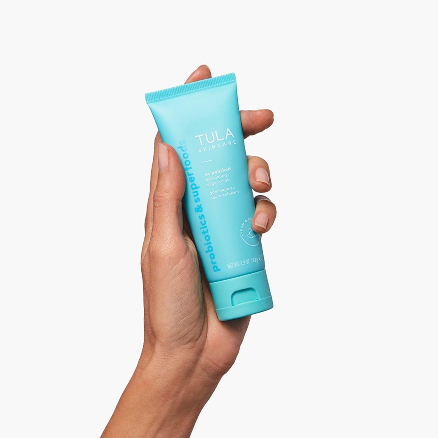 TULA Pleťový peeling s probiotikami a superpotravinami pre žiarivo krásnu pleť – 82 g