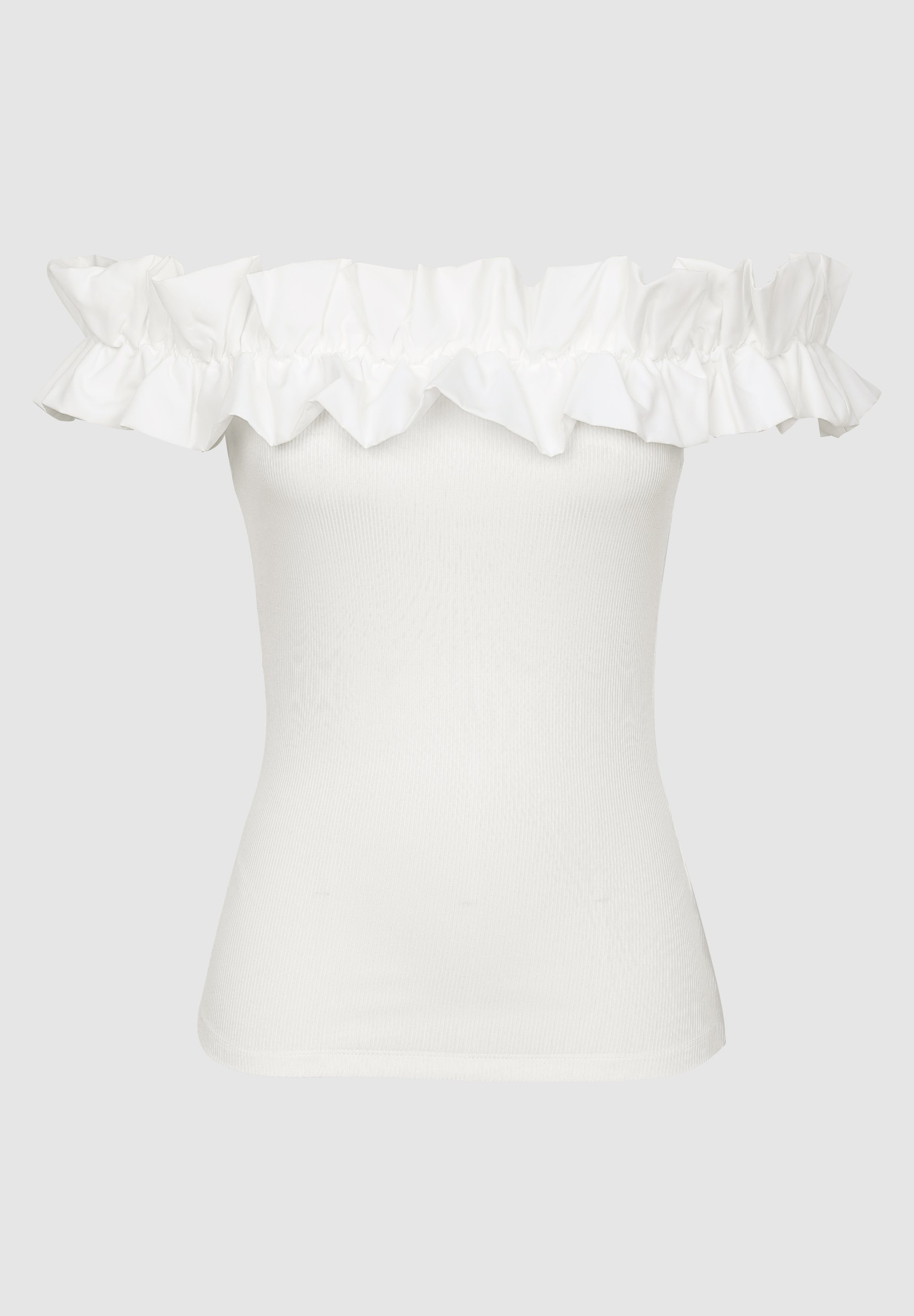 Anna Field Top - gebroken wit