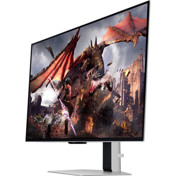 Gaming-PC-Monitor – SAMSUNG – 32 Zoll – 4K UHD – 240 Hz – OLED-Panel – 0,03 ms – Höhenverstellbar – Odyssey OLED G8 G80SD