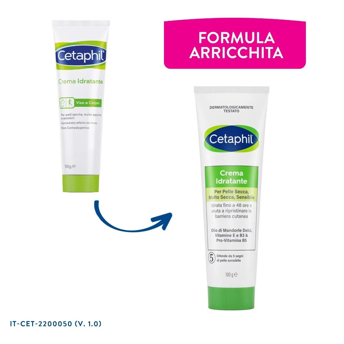 CETAPHIL Creme hidratante Cetaphil 100g para pele seca do rosto e do corpo