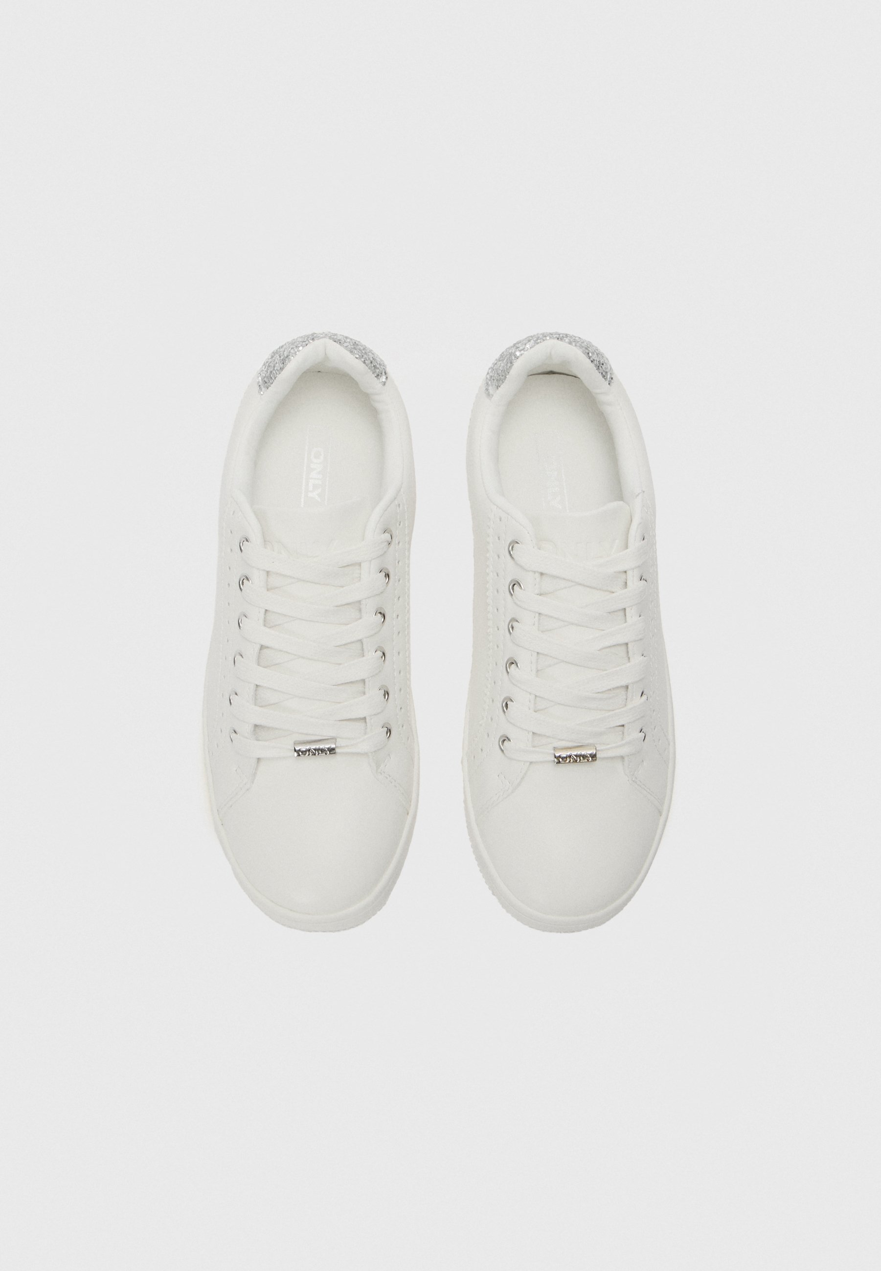 ONLY SHOES ONLSHILOH - Sneakers - wit/zilverkleurig