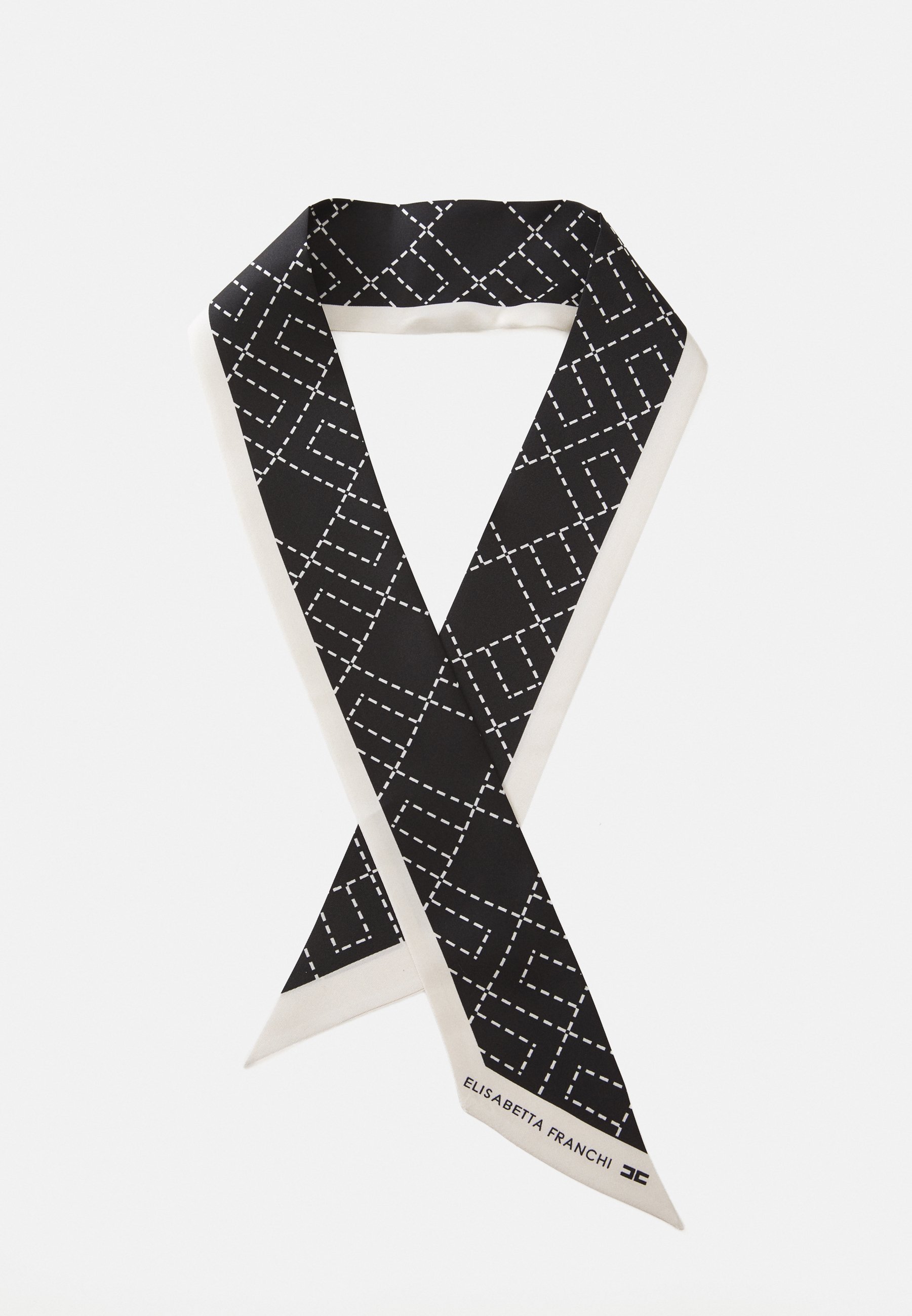 Elisabetta Franchi WOMENS FOULARD - Schal - Nero/Milch