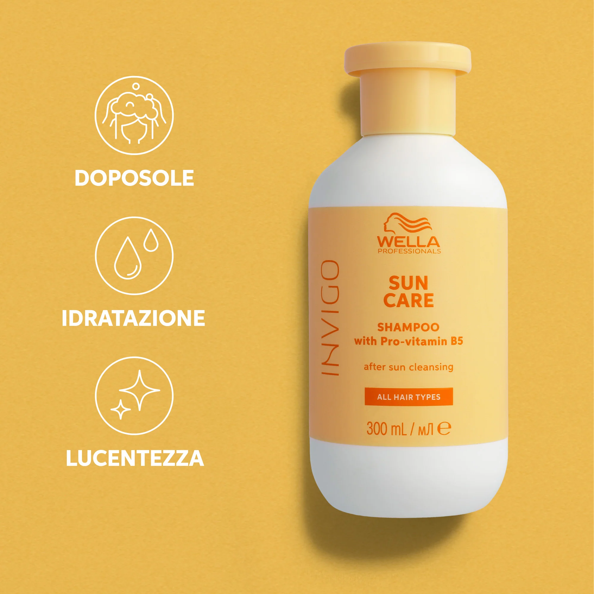 Invigo INVIGO SUN CARE After Sun Cleansing Shampoo - Shampoo Protezione Solare
