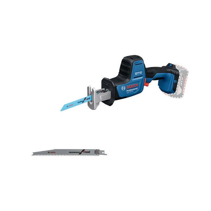 BOSCH PROFESSIONAL Cordless Reciprocating Saw - GSA 18V-24 - 18V - 230 mm - With 2 Blades S922EF, S2345X