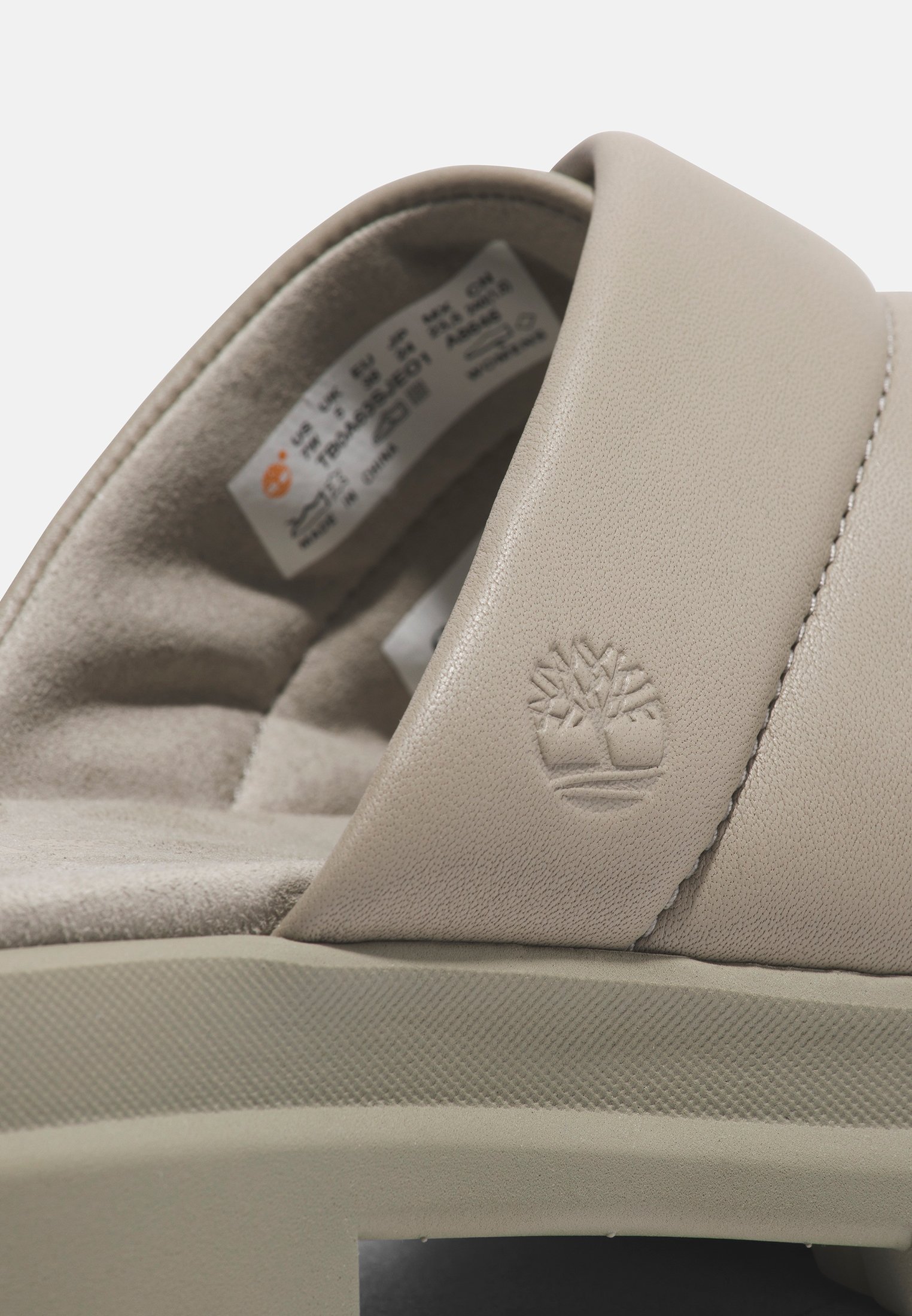Timberland LONDON VIBE - Mulės - šviesiai pilkos spalvos, pilno grūdo