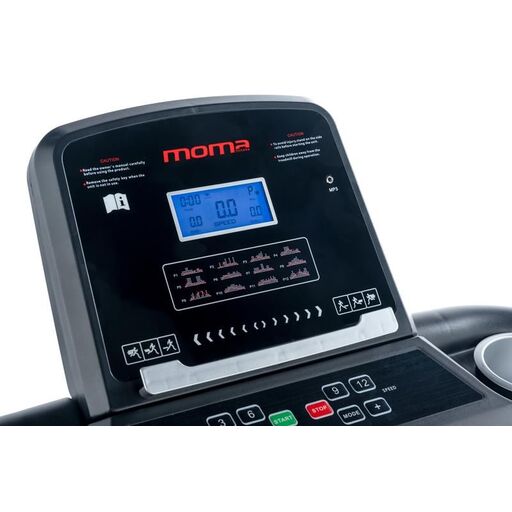 Moma Bikes 1500w löpband med fyrfaldig pulssensor