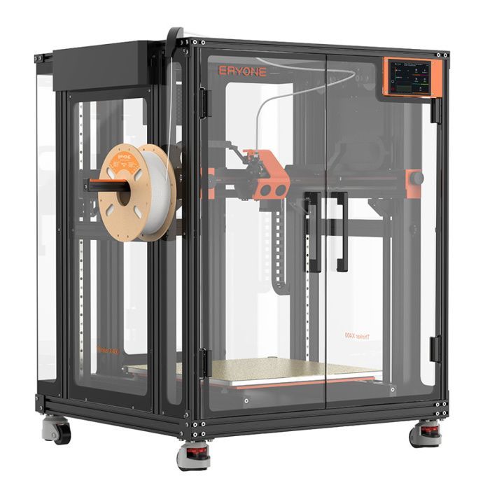 Imprimante 3D FDM ERYONE Thinker X400 -Vitesse500mm/s -Open Source Niveau automatique-400×400×400m -Compatible une variété matériaux