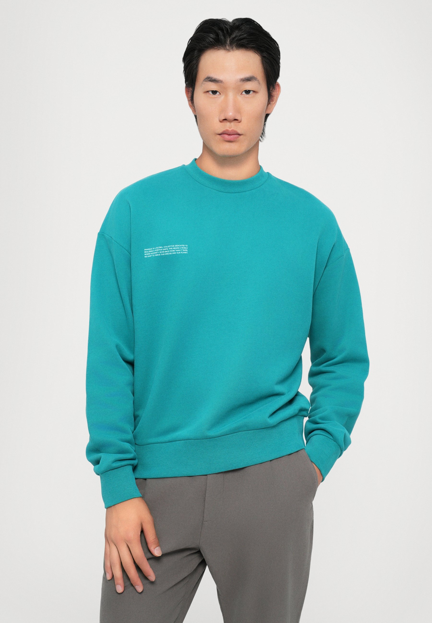 Sweat-shirt unisexe mi-lourd PANGAIA - turquoise