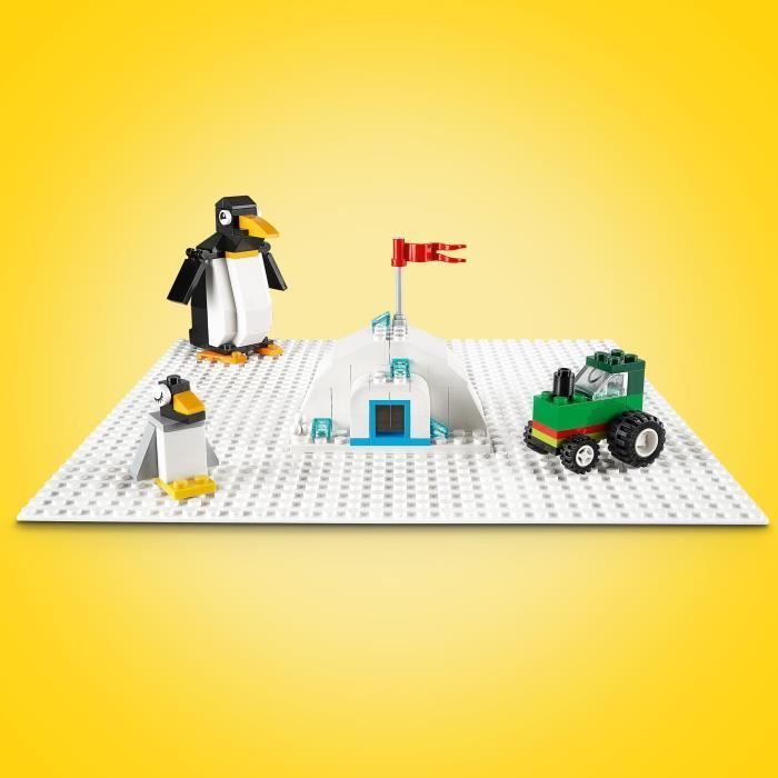 LEGO® 11026 Klassieke witte bouwplaat 32x32, grondplaat voor bouwen, monteren en tentoonstellen