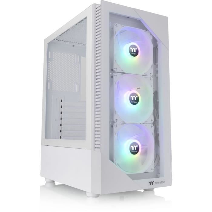 Case per PC - THERMALTAKE - View 200 TG ARGB Snow (Bianco) - Mid Tower - Formato ATX