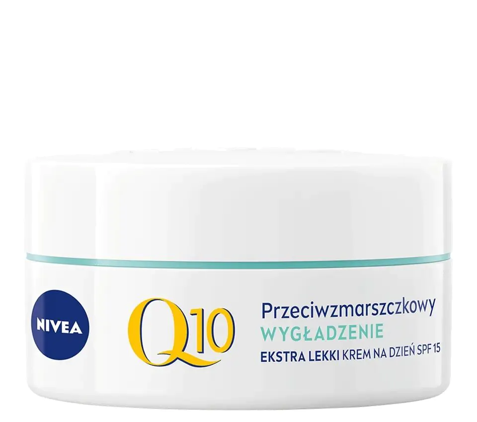 Nivea VisageQ10 Wygładzenie Przeciwzmarszczkowy ekstra lekki krem na dzień SPF15