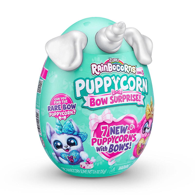 Surprise Rainbocorn Puppycorn Bow, S6