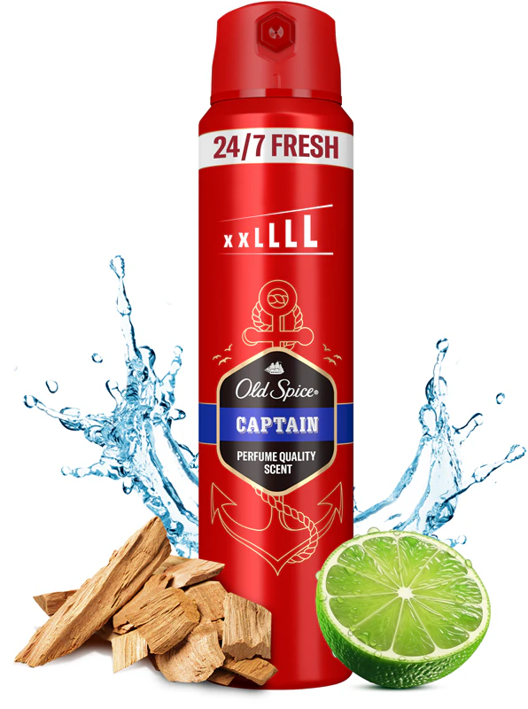 Old Spice Captain Deodorant Spray