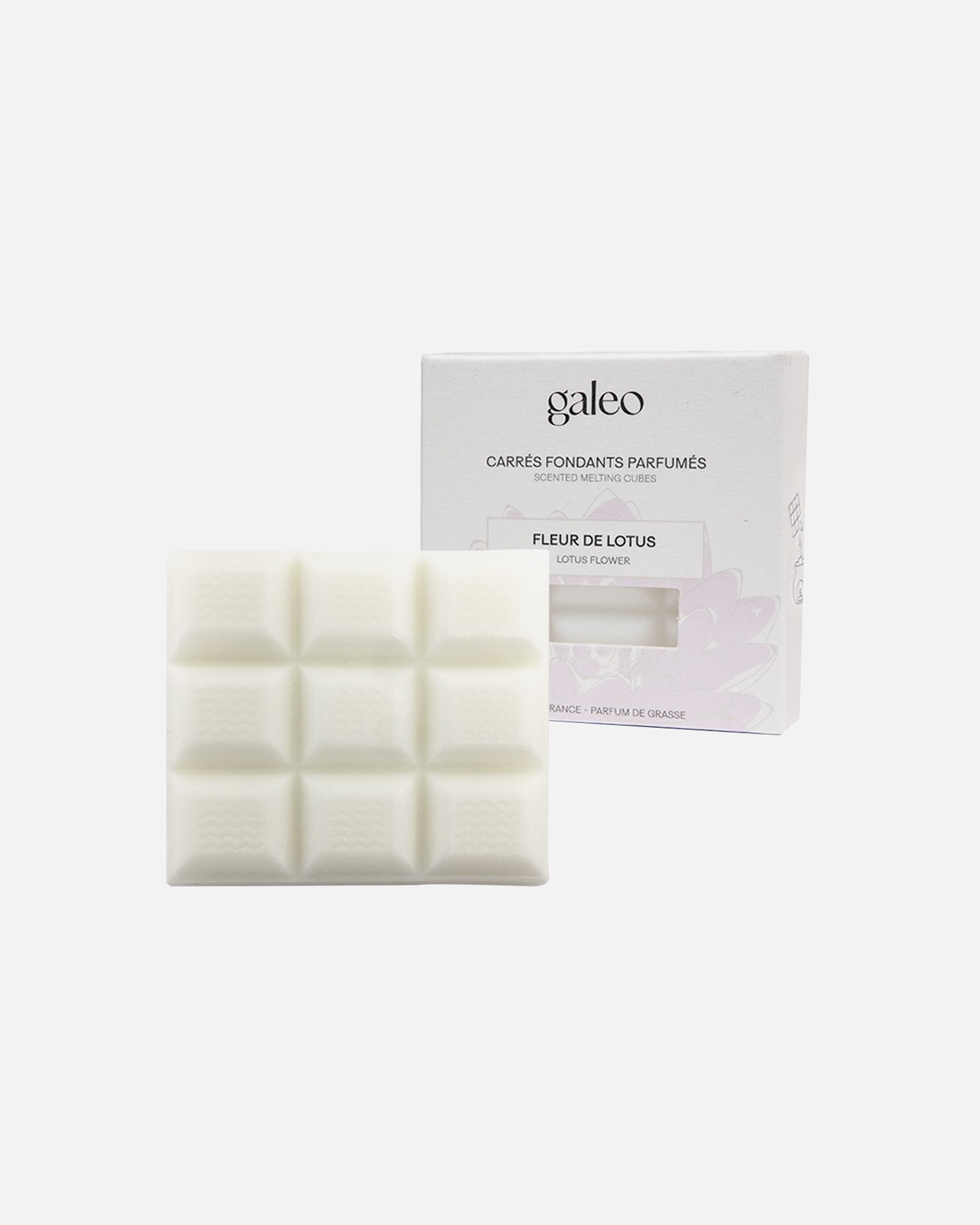 Galeo Carrés fondants parfumés fleur de lotus
